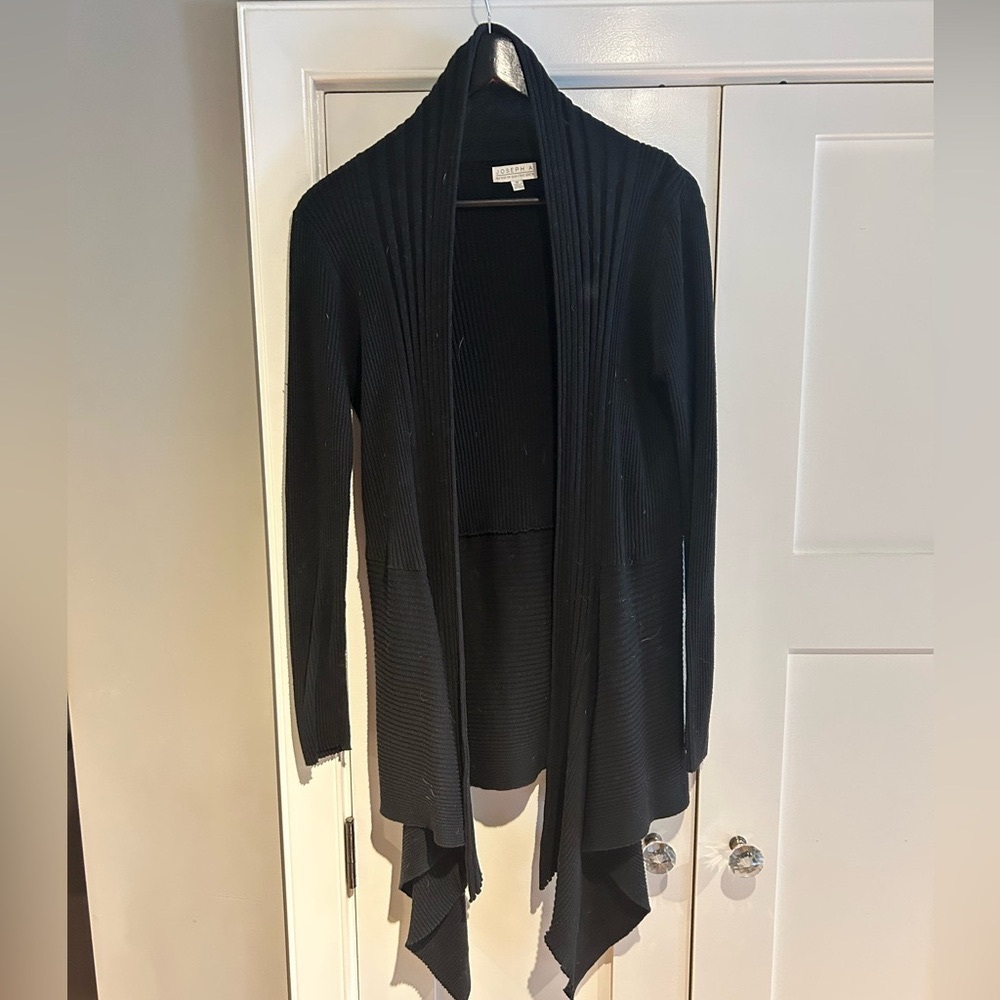 Joseph A Ribbed Knit Cardigan